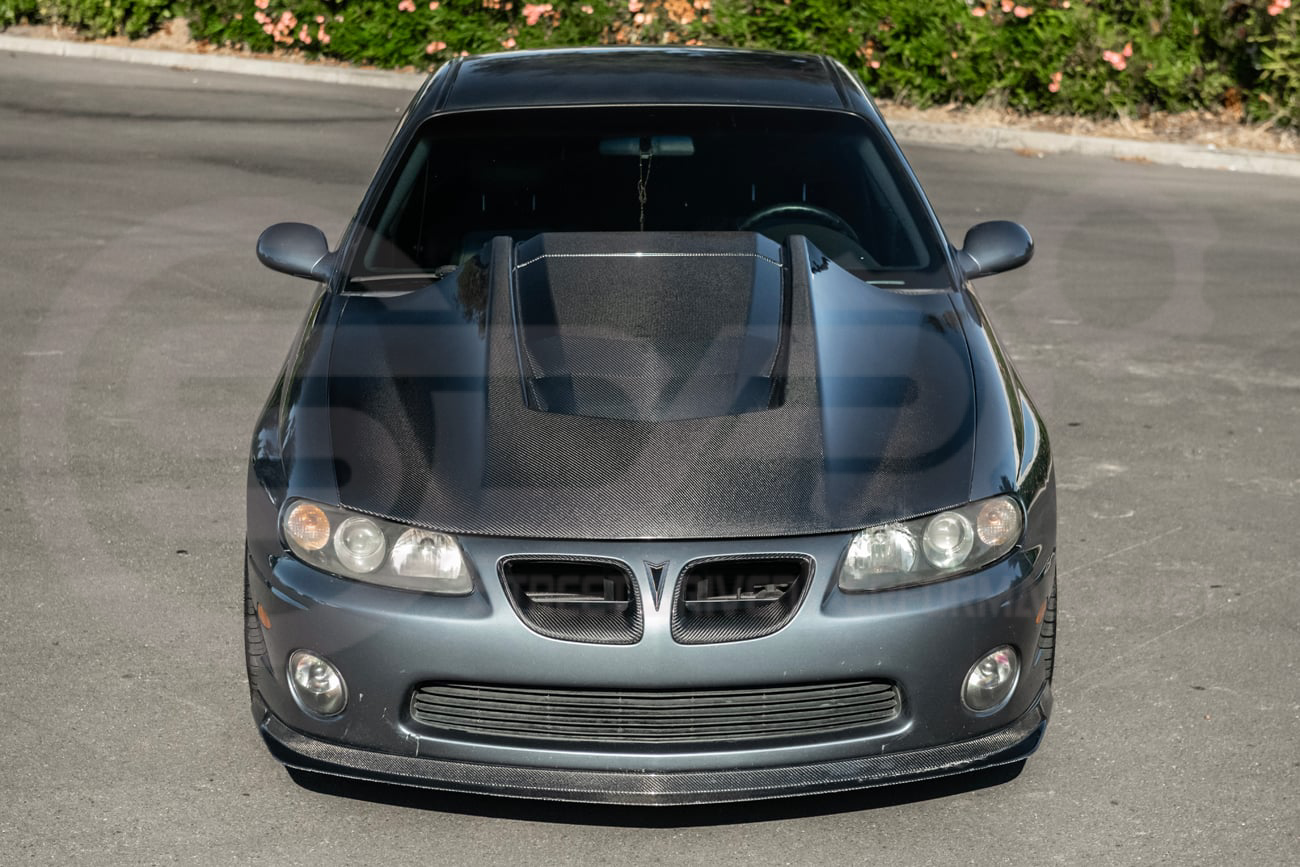 2004-2006 PONTIAC GTO | ZR1 STYLE CARBON FIBER FRONT VENTED COWL HOOD